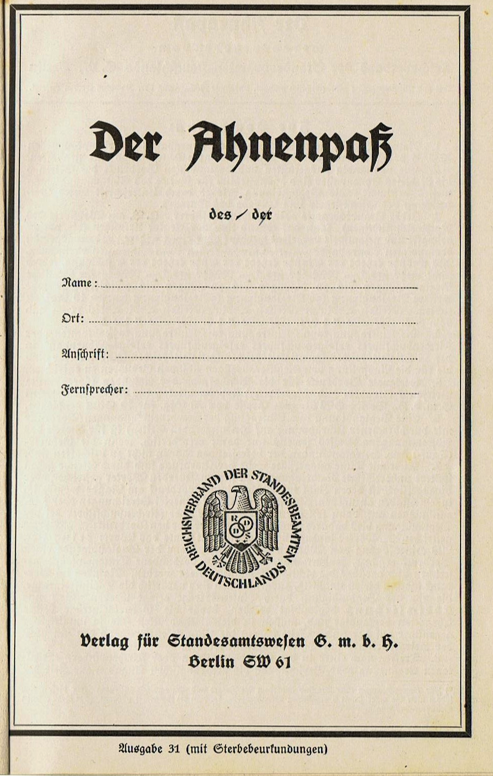 ahnenpass aryan passport